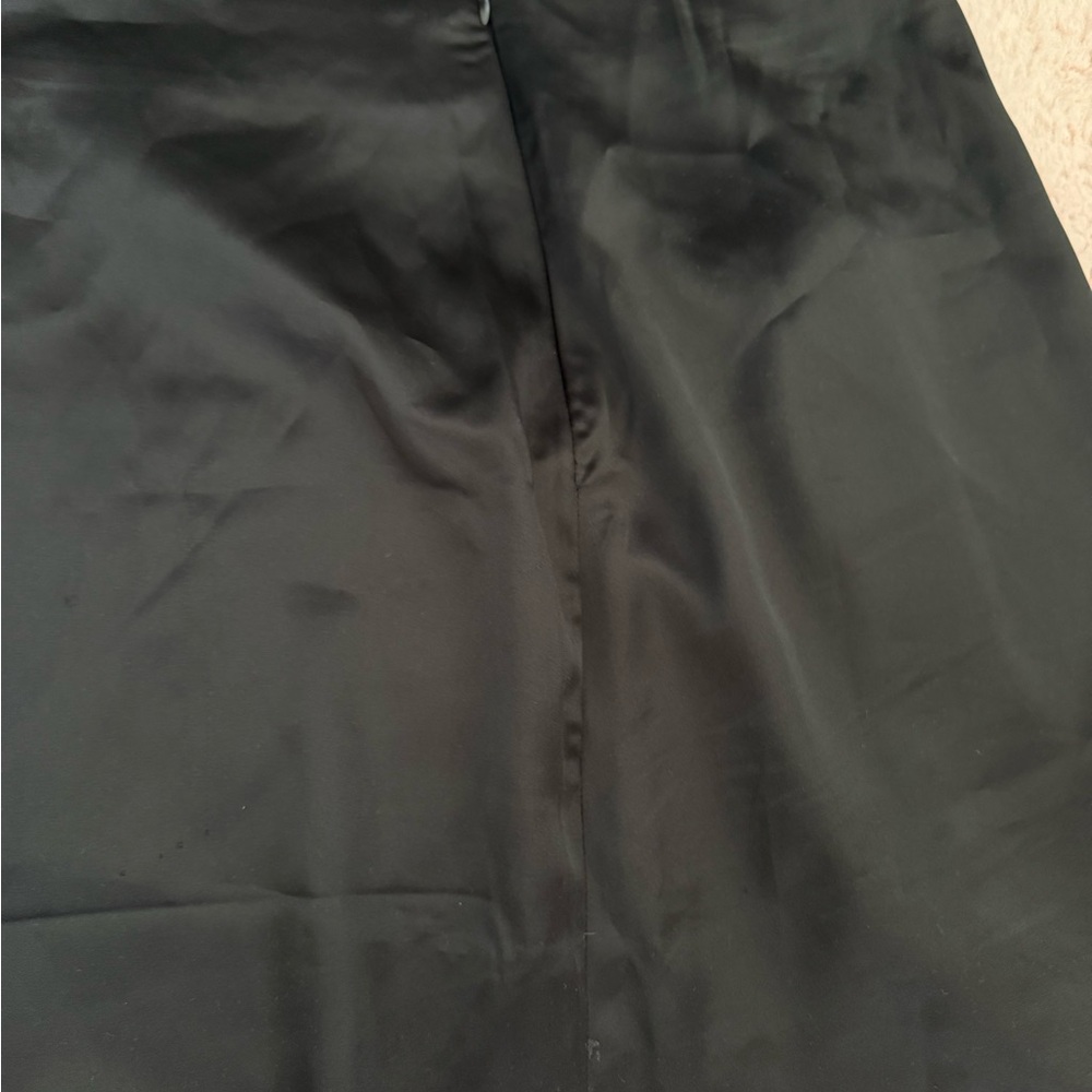 Elegant Black Ruched Skirt/ Size:S - Picture 8 of 9